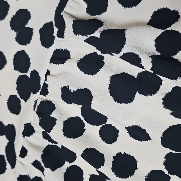 Who What Wear Dress Sz Med Adorable Long Dress Cream And Black New Condition - Picture 9 of 14